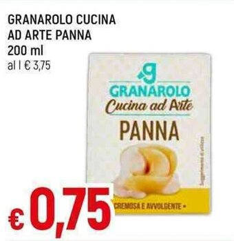 Galassia GRANAROLO CUCINA AD ARTE PANNA 200 ml offerta