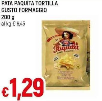 Galassia PATA PAQUITA TORTILLA GUSTO FORMAGGIO 200 g offerta