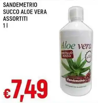 Galassia SANDEMETRIO SUCCO ALOE VERA ASSORTITI 1l offerta