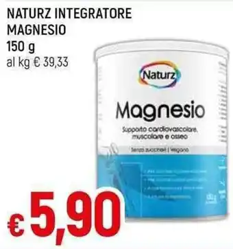Galassia NATURZ INTEGRATORE MAGNESIO 150 g offerta