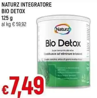 Galassia NATURZ INTEGRATORE BIO DETOX 125 g offerta
