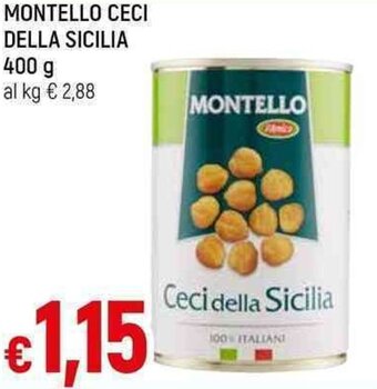 Galassia MONTELLO CECI DELLA SICILIA 400 g offerta