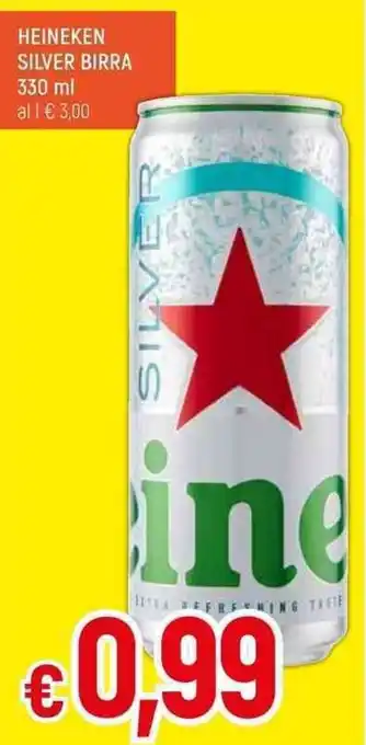 Galassia HEINEKEN SILVER BIRRA 330 ml offerta