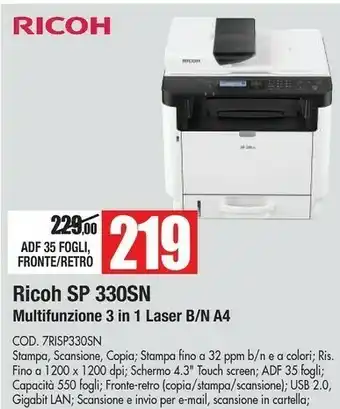 Ricoh Sp 330sn