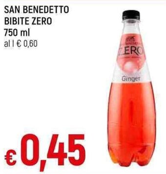 Galassia SAN BENEDETTO BIBITE ZERO 750 ml offerta