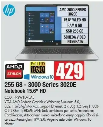 Vobis HP 255 G8- 3000 Series 3020e Notebook offerta
