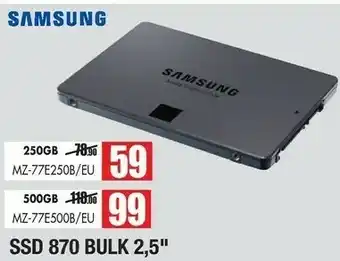 Vobis Samsung SSD 870 Bilk 2.5'' MZ-77E250B/EU offerta