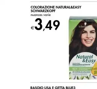 Bennet Schwarzkopf Colorazione Natural&easy offerta