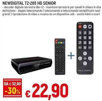 NEWDIGITAL T2-265 HD SENIOR