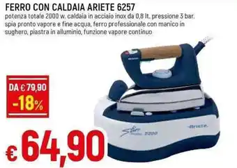 Galassia FERRO CON CALDAIA ARIETE 6257 offerta