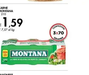Montana Montana - Carne alla Tartara 210 g(ml)