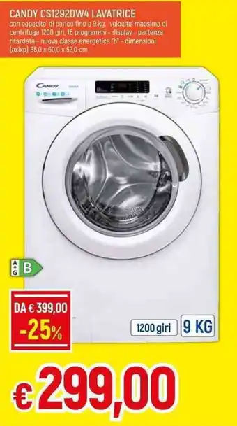 CANDY CS1292DW4 LAVATRICE