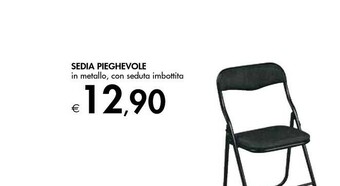 Bennet Sedia Pieghevole In Metallo offerta