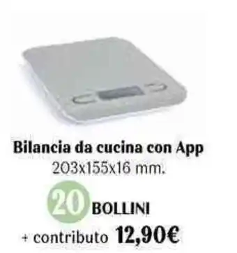Galassia Bilancia da cucina con App 203x155x16 mm. offerta