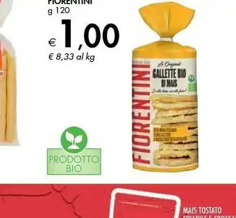 Bennet Fiorentini Bio - Gallette di Mais Biologiche 120 g(ml) offerta