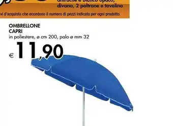 Bennet Capri Ombrellone In Poliestere offerta