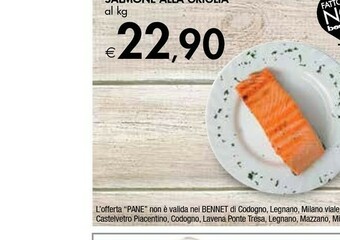 Bennet Salmone Alla Griglia offerta