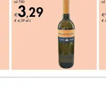 Bennet Porta Vinaria - Müller Thurgau Brut 750 g(ml) offerta
