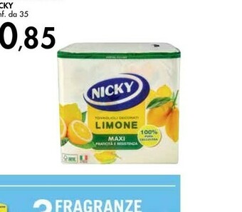 Bennet Nicky Tovaglioli Limone offerta