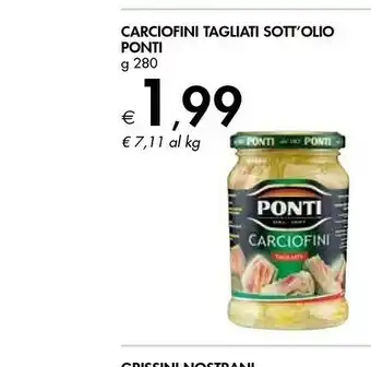 Bennet Ponti Carciofini sott'olio offerta