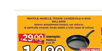 Bennet BALLARINI Padella 28 Cm offerta