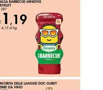 Bennet Develey Salsa Barbecue Minions offerta
