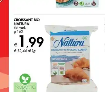 Bennet Nattura - Croissant Integrali con Crusca di Avena 160 g(ml) offerta