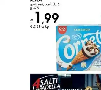 Bennet Algida Algida - Cornetto Caramello 375 g(ml) offerta