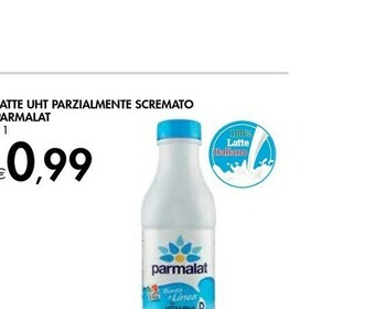 Bennet Parmalat Latte parzialmente scremato offerta