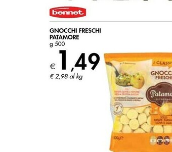 Bennet Patamore Gnocchi offerta
