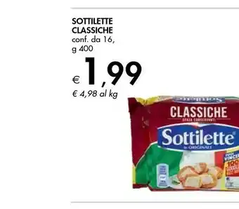 Bennet Mondelez - Sottilette Le Originali Classiche 400 g(ml) offerta