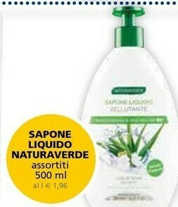 Il Gigante Naturaverde Sapone Liquido offerta