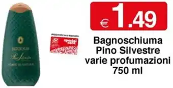 Bagnoschiuma Pino Silvestre varie profumazioni 750 ml