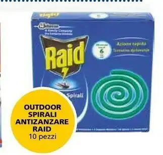 Il Gigante Raid Outdoor Spirali Antizanzare offerta