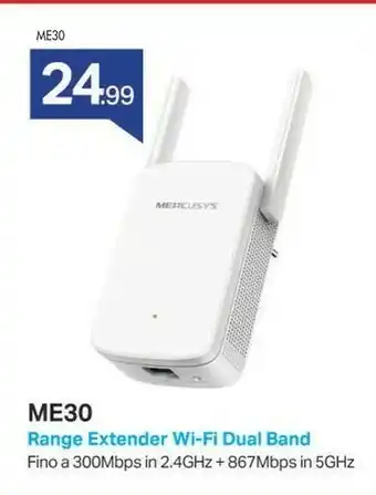 Vobis Mercusys ME30 Range Extender Wi-fi offerta