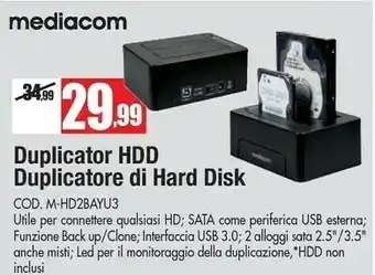Vobis Mediacom Duplicator HDD offerta