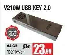 Vobis PNY HP V210w 64GB Unità Flash USB USB Tipo A 2.0 Argento offerta
