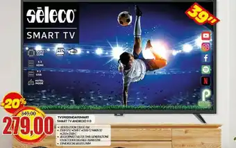 Risparmio Casa Seleco Tv39020hda9smart Smart Tv Android 9.0 offerta