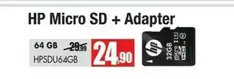 HP Micro Sd + Adapter 64gb