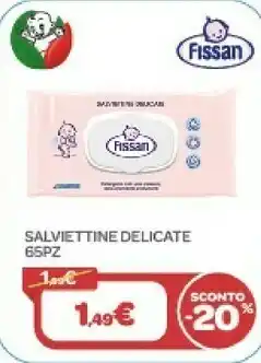 Bimbo Store Fissan Salviettine Delicate offerta