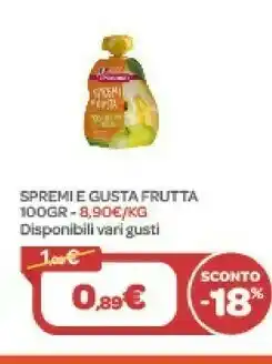 Bimbo Store Plasmon Spremi E Gusta Frutta offerta