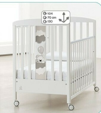 Bimbo Store Lettino Baby Dream Bianco offerta