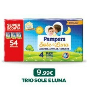 Bimbo Store Pampers Trio Sole E Luna offerta