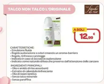 Bimbo Store Fiocchi Di Riso Talco Non Talco L'Originale offerta