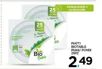 Despar Piatti Biotable Piani/Fondi offerta
