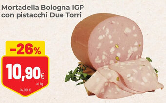 Coop Mortadella Bologna IGP con pistacchi Due Torri offerta