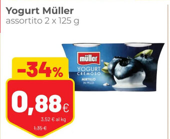 Coop Yogurt Müller assortito 2 x 125 g offerta