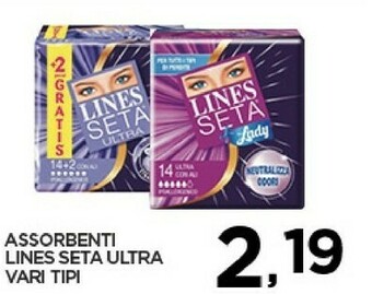 Despar Lines Assorbenti Seta Ultra offerta