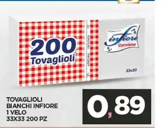 Despar Infiore Tovaglioli Bianchi offerta
