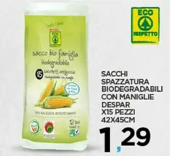 Despar Sacchi Spazzatura Biodegradabili Con Maniglie